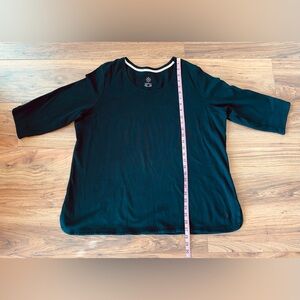 New, Never Worn - Knit 3/4 Length Sleeve Top by Isaac Mizrahi